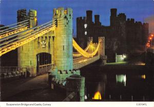 uk35504 suspension bridge and castle conwy wales uk lot uk 2