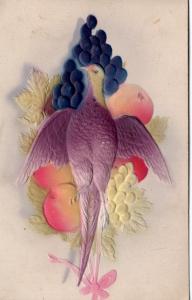 US    PC1225 BIRD, FRUIT 1908