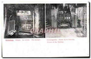Israel - Bethlehem - Krippe - La Creche - The Manger - Old Postcard