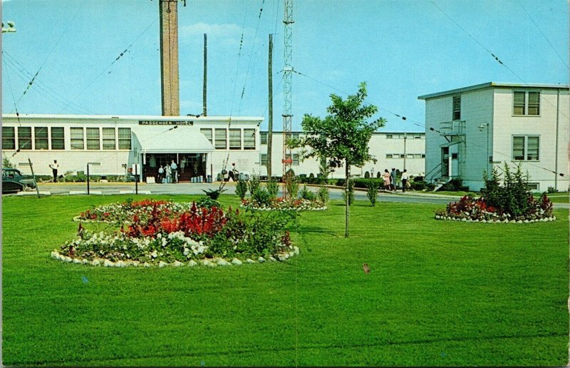 Vtg McGuire Air Force Base New Jersey NJ Passenger Hotel Postcard