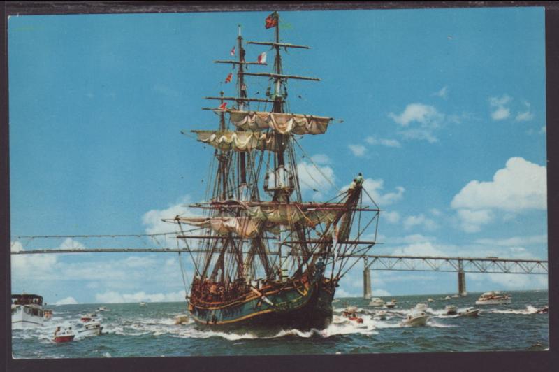 The Bounty,Sailing Ship Postcard