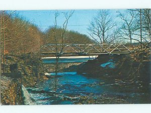 Pre-1980 8 MILE BRIDGE Hamburg In Lyme by Essex Saybrook New London CT AE6092@