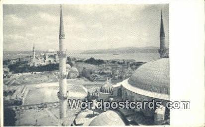 View of Minaret Turkey Unused 