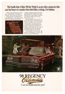 1976 Oldsmobile Regency - Vintage Ad - General Motors Company