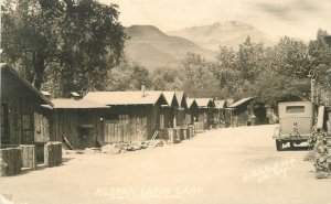 Postcard RPPC Colorado Springs Redrock Canyon Camp Photo Craft Co 23-7369