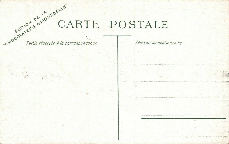 Gibraltar Chocolat D'Aiguebelle Gibraltar Advertising Postcard 08.57