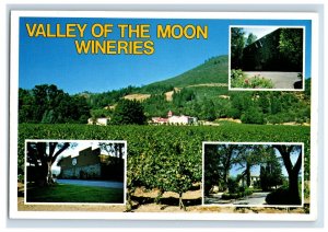 Vintage Valley Of The Moon Wineries Sonoma County, California. Postcard 7GE
