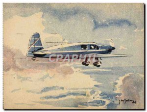 Postcard Modern Jet Aviation Caudron Simoun tourist-Grand and fast connections