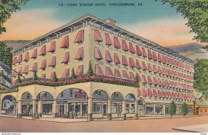 STROUDSBURG, Pennsylvania, PU-1945; Penn Stroud Hotel
