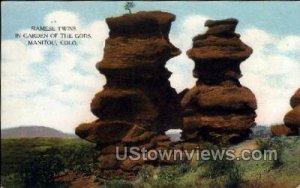 Siamese Twins, Garden of The Gods - Manitou, Colorado CO  