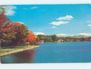 Pre-1980 LAKE SCENE Adirondacks - Saranac Lake New York NY hp6280