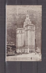 NEW YORK , MUNICIPAL BUILDING, c1920 ppc., unused.