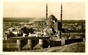 Egypt - Cairo. Panoramic View with Citadel    *RPPC