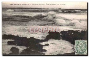 Old Postcard Pointe De Penmarch Torch Bay Blades study by Storm