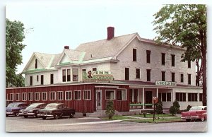 1950s ESSEX JUNCTION VERMONT THE LINCOLN INN LAKE CHAMPLAIN  POSTCARD P2971