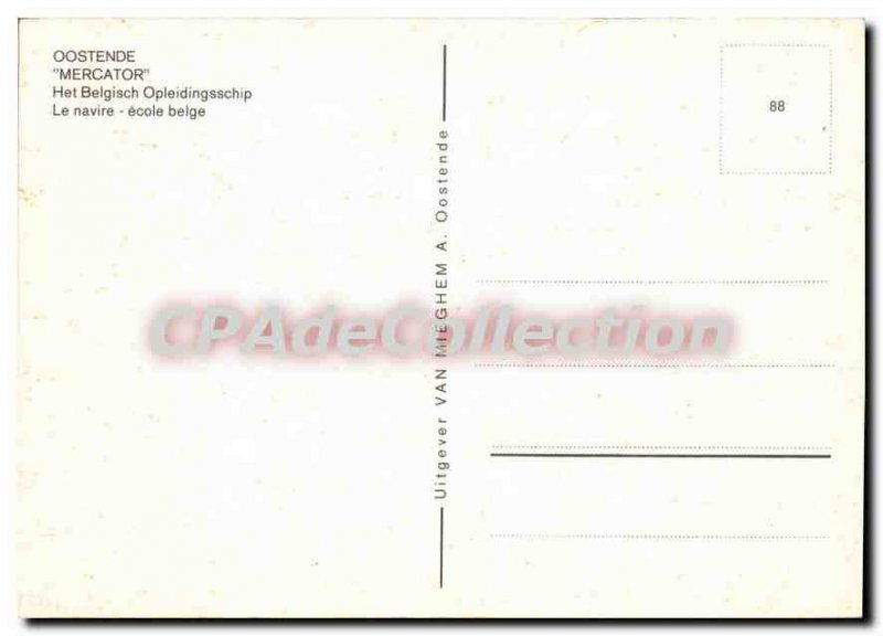 Postcard Modern Mercator Oostende Het Belgisch