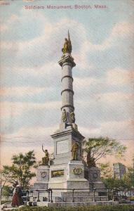 Soldiers Monument Boston Massachusetts