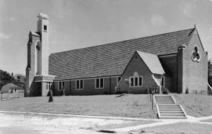 Fairbury Nebraska Grace Lutheran Church Real Photo Antique Postcard K59663