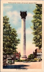 Postcard MO St. Louis - White Water Tower 20th & East Grand Street