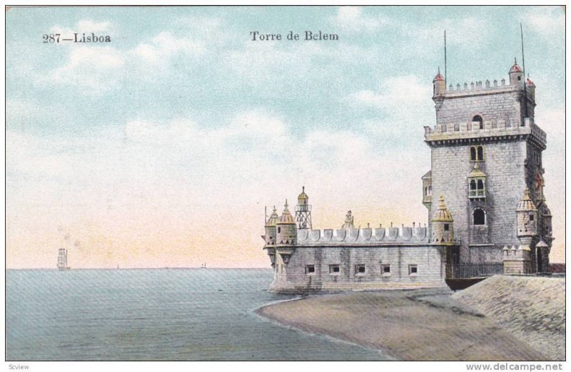 Torre De Belem, Lisboa, Portugal, 1910-1920s