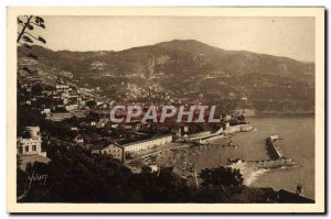 Old Postcard Villefranche General view