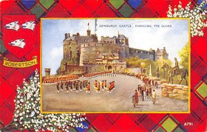 Robertson Edinburgh Castle Coat of Arms Postage Date Used 