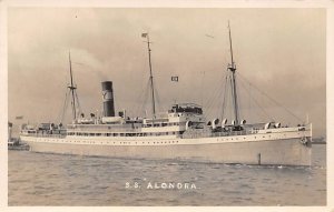 SS Alondra Yeoward Line Real Photo Unused 