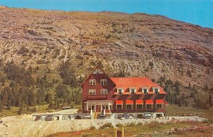 Canada COLUMBIA ICEFIELD CHALET Jasper-Banff Highway Roadside  ca1950's Postcard