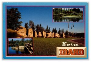 Kathryn Albertson Park Boise Idaho Postcard Continental View