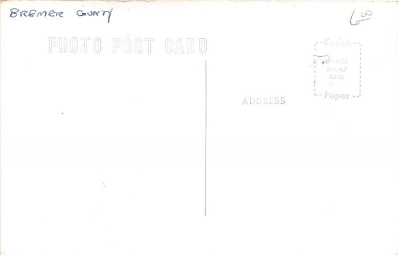 D89/ Waverly Iowa Ia Real Photo RPPC Postcard c1950s Court House