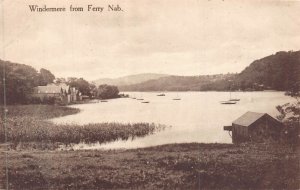 WINDERMERE CUMBRIA ENGLAND~FROM FERRY NAB~ALDWYCH SERIES PHOTO POSTCARD