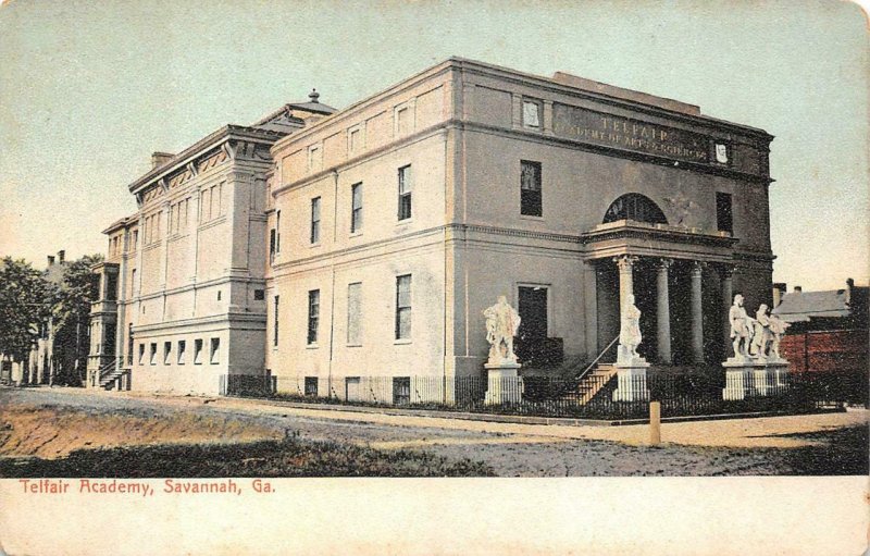 TELFAIR ACADEMY SAVANNAH GEORGIA POSTCARD (c. 1905)