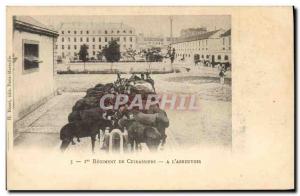 Old Postcard Horse Riding Equestrian 1st regiment of cuirassiers At & # 39abr...