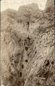 Port Enyon Wales Top of Culver Hole Real Photo Vintage Postcard