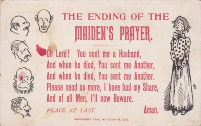 Humour The Einding Of The Maiden's Prayer