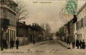 CPA WASSY Avenue de la Gare (864708)