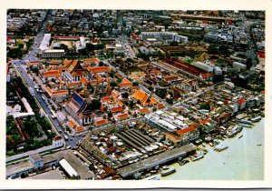 Thailand Bangkok Aerial View Of The Capitol City