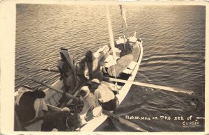 Lot 51 fisherman s on the lake of galilee real photo israel boat