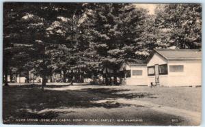 BARTLETT, New Hampshire  NH    Roadside SILVER SPRING LODGE & Cabins   Postcard