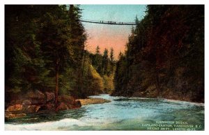 Postcard BRIDGE SCENE Vancouver British Columbia BC AP6904