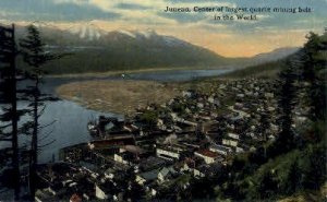 Center of largest qaurtz mining belt - Juneau, Alaska AK