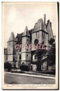 Old Postcard Argentan The Courthouse