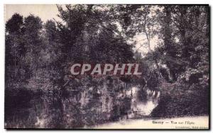 Gasny - View L & # 39Epte Old Postcard