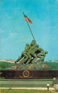 USA US Marine Corps War Memorial Arlington Virginia Vintage Postcard 07.91