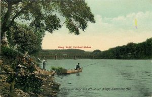 OH, Zanesville, Ohio, Muskingum River, 6th Street Bridge, Valentine & Son