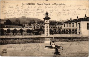 CPA SURESNES Place du Marche - Le Mont-Valerien (1322633)