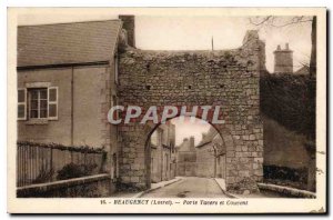 Old Postcard Beaugency Loiret Tavers Gate and Convent