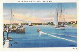 Falmouth Harbor Sailboats Falmouth Cape Cod Massachusetts