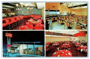 Pueblo Colorado CO Postcard Roger Sperte's Town House Restaurant Interior c1960s