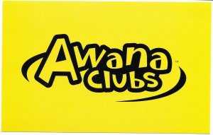 US AWANA Clubs for boys and girls.  Mint Card.